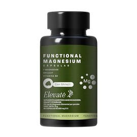 Functional Magnesium con 7 MAGNESIOS para Hombres y Mujeres | 90 Cápsulas con 800 mg por Porción | Magnesio Complex para Bienestar General con Glicina