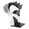 5 Blade Heat Powered Stove Fan Fireplace Fans Self Generating