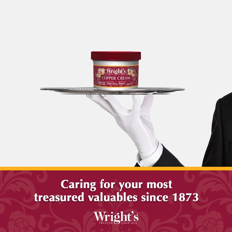 Wright's Copper Cream Cleaner - 8 Ounce 2 Pack with