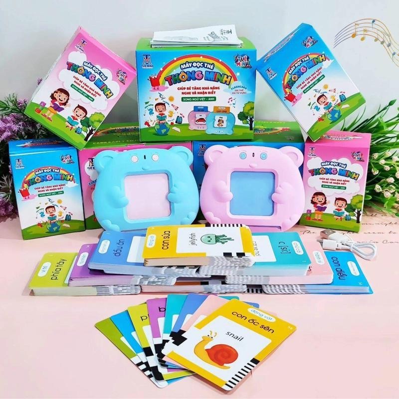 Bilingual Vietnamese English flashcard readers - Specification: Pink