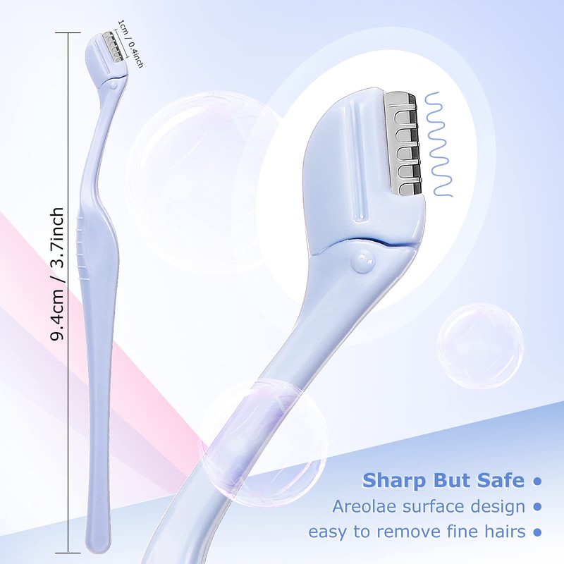 6Pcs Eyebrow Razor Mini Eyebrow Razor Trimmer Female Face Shaver