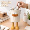 Cartoon Pen Holder for Desk Organization - ABS Stationery Storage