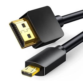 MVBOONE Micro USB to Hdmi 1080P 4K Cable 1.5M/ 5ft Converter, Compatible with Videos Pictures from Mobile Phone or Tablet to a High-Definition Monitor or TV