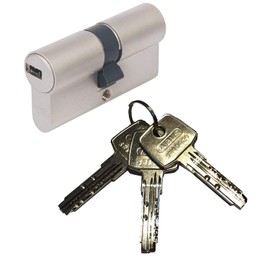 ABUS EC550 Profile Double Cylinder Length 30/30 mm with 3 Keys