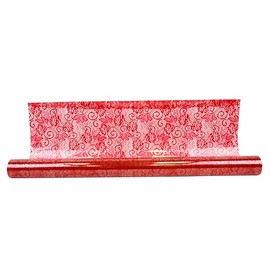 Reliant Ribbon Krystalphane Victorian Cello Lace 24in Rd Floral Accessories, Red