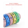 KIAH HAAT Wooden Maths Calculator - Multicolour