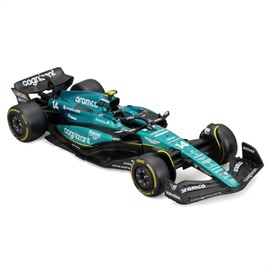 Bburago 18-38090 (#14) F1 2023 Model 1/43 Aston Martin AMR23#14 Fernando Alonso Mini Car, Diecast Car, Finished Product