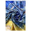 GFM® Sommerschal aus Seidenmischgewebe-(Van Gogh - The Church At Auvers)-(EXC)(FS-VSLK-SC-3461-A)
