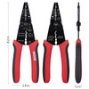 WGGE WG-015 Professional 8-inch Wire Stripper/wire crimping tool, Wire Cutter,