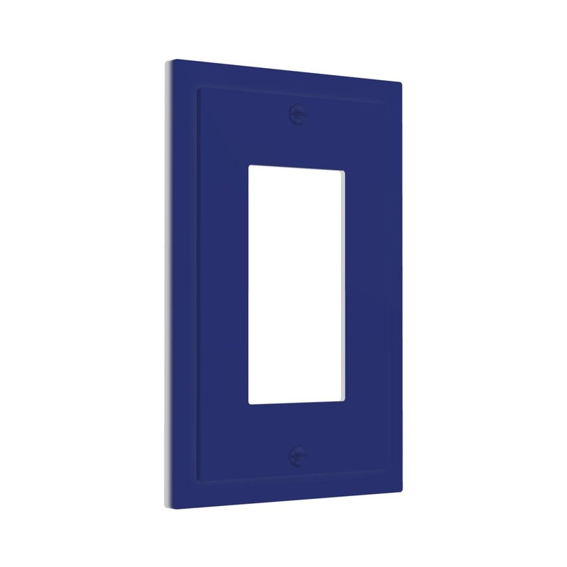 Navy Blue 1 Gang Decorator Light Switch Cover Single GFCI/Rocker