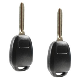 2X USARemote Keyless Entry Remote Car Key Fob Replacement for 2013 2014 2015 2016 2017 2018 2019 2020 2021 Toyota RAV4 Highlander 3-Button Remote Head Key (GQ4-52T H Chip)