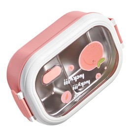 Stainless Steel Lunch Box, Insulated Leak Proof Containers with Dividers for Office Workers, Students, Meal Prep Blue ()