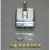 Cutler-Hammer Eaton ON/OFF Toggle Switch 7690K8, 4PST, 10A @ 250V,