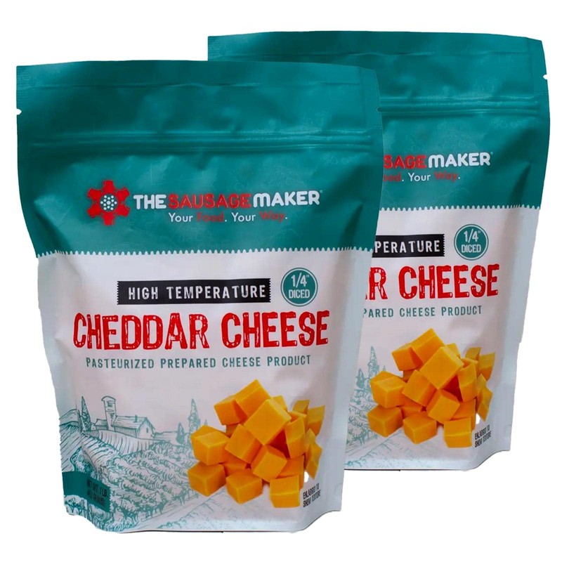 The Sausage Maker® High Temp Cheddar Cheese 2 Lbs Hi-Temp