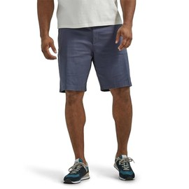 Lee Men's Big & Tall Extreme Motion Flat Front Shorts, navy