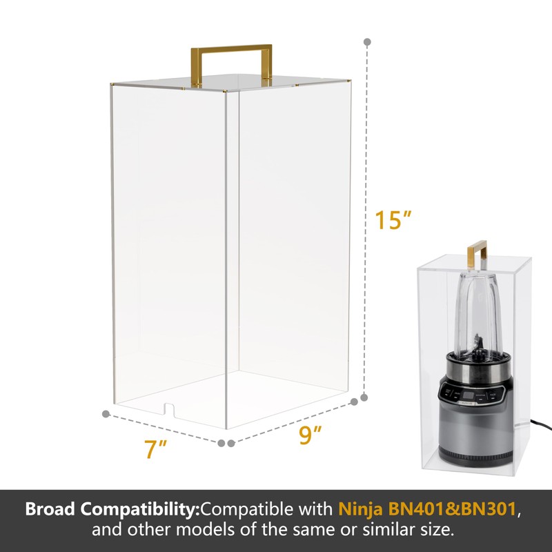 LUVCOSY 1 PCs Sound Reducing Blender Cover Compatible with Ninja