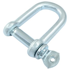 Cjueiom M14 D Ring Shackles, Heavy-Duty D Shackle Hitch Steel Shackle Use for Towing and Outdoor Activities, 1Pcs