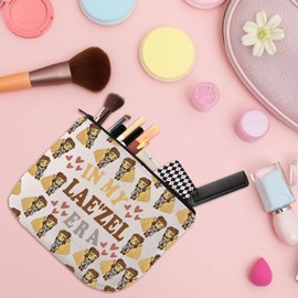 MYSOMY BG3 Member Makeup Bag Shadowheart Lae'zel Halsin Cosmetic Bag for BG3 Fans Astarion Game Zipper Pouch BG3 Gamer Gift (Lae'zel Bag)