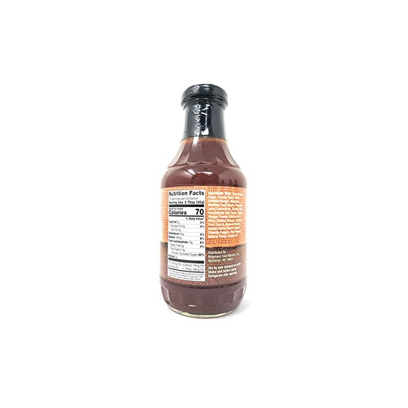 Wegmans Brown Sugar Barbecue Sauce (2 Pack, Total of 38oz)