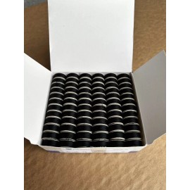 Universal Coats Prewound Bobbins Size L 144pcs Black Tex30 Epic Poly Corespun B55