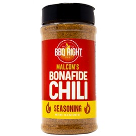 Malcom's Bonafide Chili Seasoning Mix | Championship Original Seasoning Kit | Perfect Blend of Gourment Spices for Meat, Vegan, or Vegetarian Chili | 16 oz