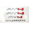 4Pcs Door Rear Tailgate AT4 Yukon Emblems Letters 3D Badge