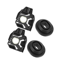 Motoforti Car Radiator Bracket Mounting Kit 1J0806155E 1K0121367C for Volkswagen Jetta 1999-2005 Golf 1999-2006 Beetle 1998-2010 (Set of 4) Long-lasting