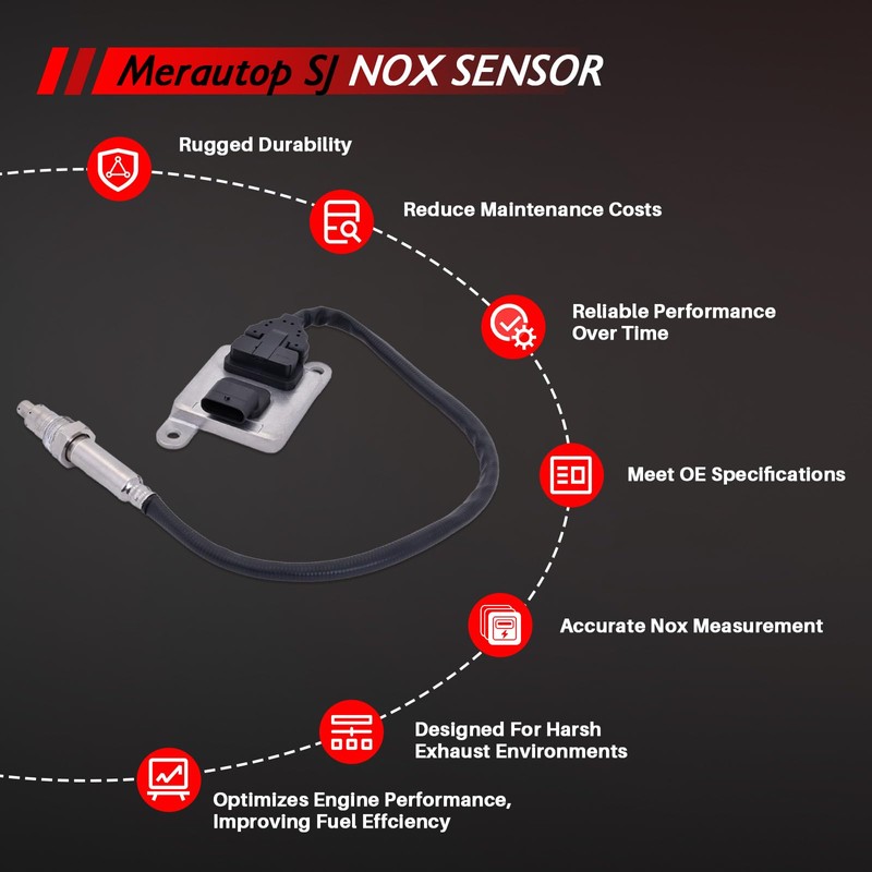 Merautop SJ Lambda Sensor Nox Sensor Nitric Oxide Sensor Replacement