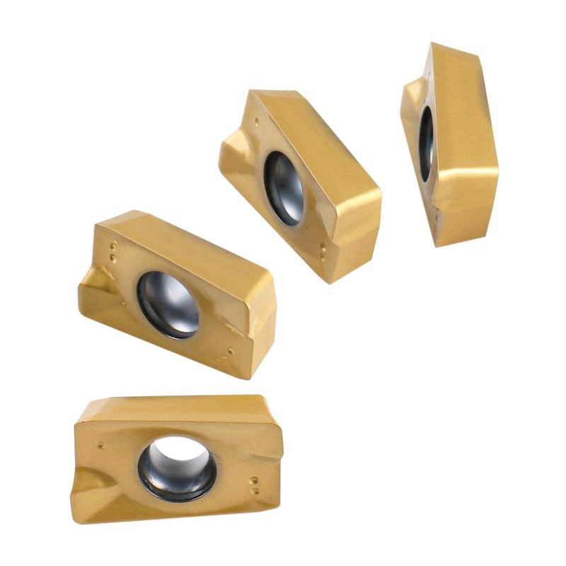 Accusize Industrial Tools APKT1604 TiN Coated Carbide Inserts for Machining