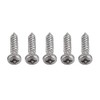 50pcs Chrome Guitar Tuning Peg Mounting Screws, Replacement Screws for