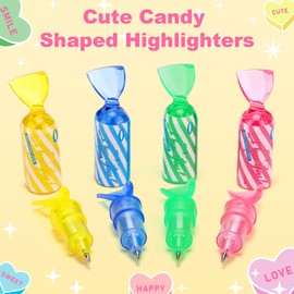 OPPZZIT Party Bag Fillers for Kids ＆ Kids' Party Bag Favours-4 Color Candy Gel Ink Pens (28PCS), Stationary Pens Party Bag Fillers