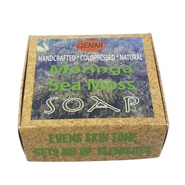 Sea Moss Soap |100% Vegan | Coldpressed Handcrafted with wildcrafted Sea moss and Moringa