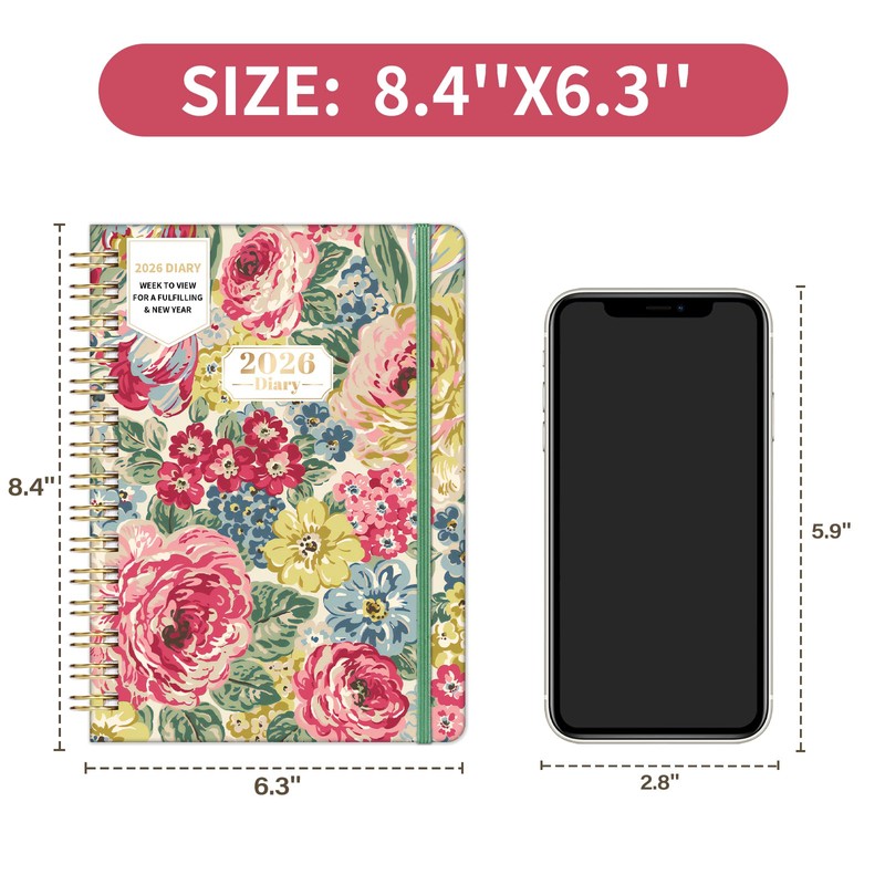 2026 Diary - 2026 Diary A5 Week to View from