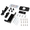 Black Self Closing Pivot Hinge Heavy Duty Hidden Hinges for