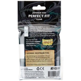 Arcane Tinmen Dragon Shield - Perfect Fit Toploaders Japanese Size Inner Sleeves 100pk - Clear (AT-13051)