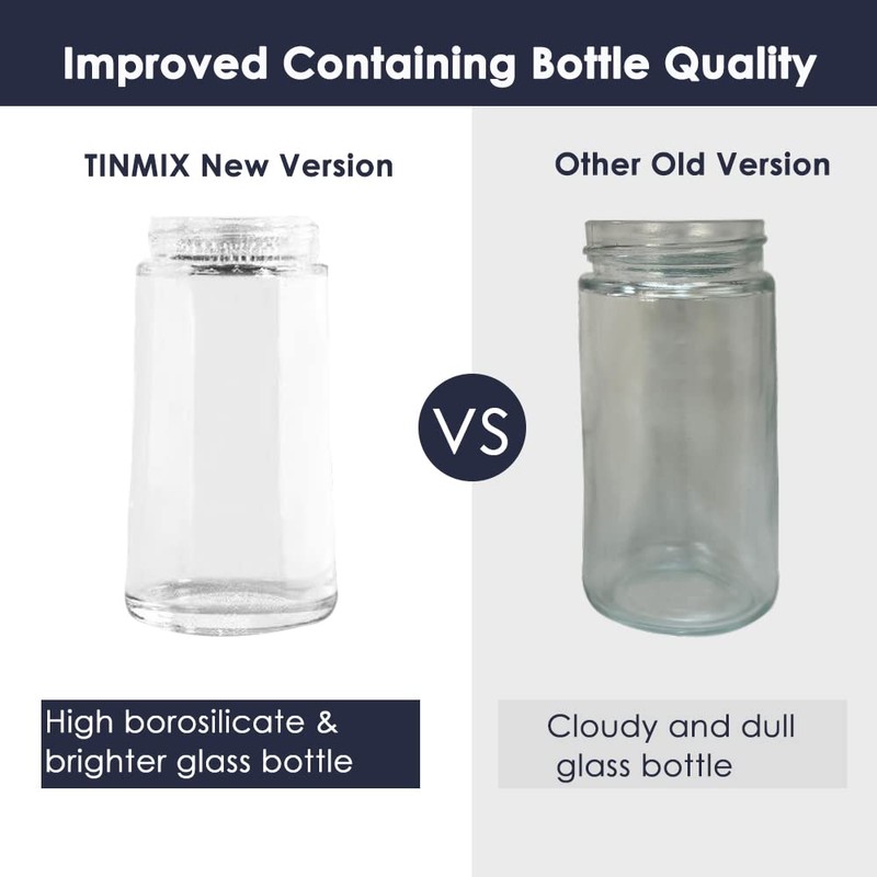 TINMIX Oil Dispenser with Brush - Glass Olive Oil Dispenser