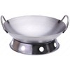 14 Inches Carbon Steel Round Bottom Wok with Two Side