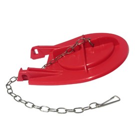 LASCO 04-1545 Kohler Cimarron Series Replacement Toilet Flapper with Chain, 3 1/4-Inch, Red
