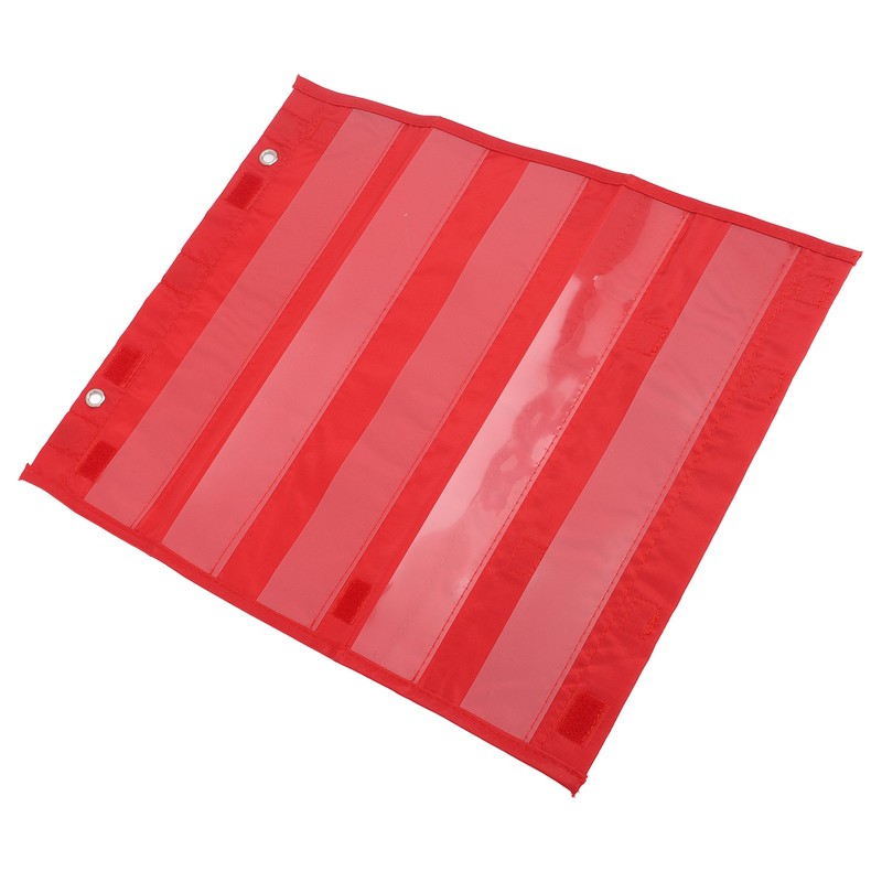 Magnetic Pocket Chart 5 Rows Transparent Schedule Pocket Chart for