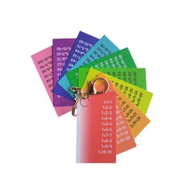 Tablas Multiplicar Llavero Didactico Indispensable Escolar Educativo Arcoíris