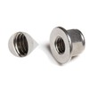 JUNYON Flange Lock Nut Nylon Lock Nut Hex Flange Lock