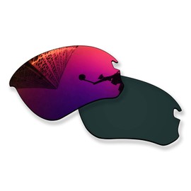 MYCOURAG UV Protection Polarized Replacement Lenses for Oakley Si Speed Jacket OO9228 Sunglasses Frame - Midnight Sun Mirror Coated Polarized