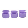 Travel Silicone Makeup Containers Set with 3 Dispensers Refillable Empty