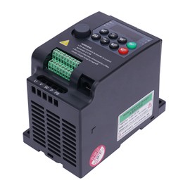 Variable Frequency Drive 220V/1500W/2HP VFD Inverter Frequency Converter Professional Speed Regulated Frequency Variator for Drill Press, CNC, HVAC Speed Control