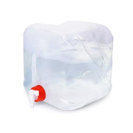 Tool & Tree Foldable Water Canister 10 Litre - Space Saving Design with Practical Spout Tap, Durable Carry Handle & BPA Free Material - Perfect for Camping, Hiking, Outdoor, Travel & Festivals