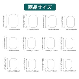 KKLM Nail Tips, Set of 24, Nail Tips, Short, Fake Nails, Set of 24, Short Type, Fake Nails, Finger Suit, Short, Cute, Simple, Japanese-Style Design, Stylish, Coming-of-age Ceremonies, School Entrance