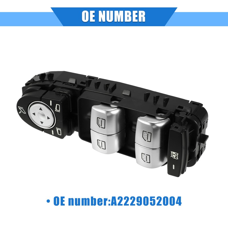 X AUTOHAUX Window Control Switch Compatible for MERCEDES, Durable Plastic