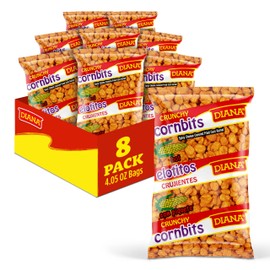 Diana Elotitos Crunchy Corn Kernel Snacks, Spicy Piquete Flavor, 4.05 Oz (Pack of 8)