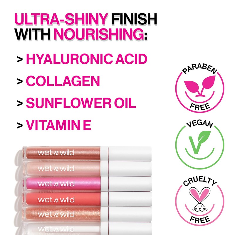 wet n wild Lip Gloss Mega Slicks High Shine Lip