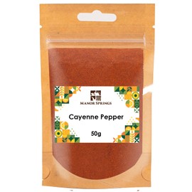 Cayenne Pepper 50g by Manor Springs